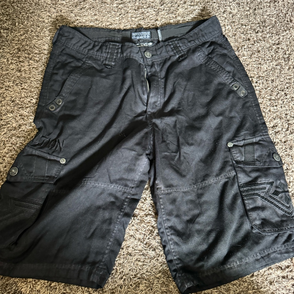 Men’s Black Affliction shorts - size 34